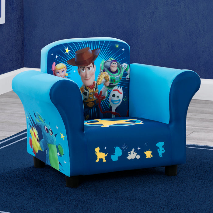 UP83672TY toy story upholstered chair hangtag 0-Toy Story 4 Kids Upholstered Chair