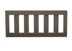 Delta Children Textured Pebble Grey (1341) Toddler Guardrail W0060 Front View a1a 1-Toddler Guardrail (W0060)