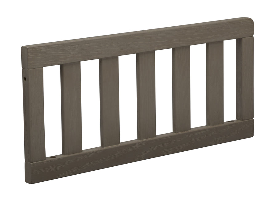 Delta Children Textured Pebble Grey (1341) Toddler Guardrail W0060 Angled View 2-Toddler Guardrail (W0060)