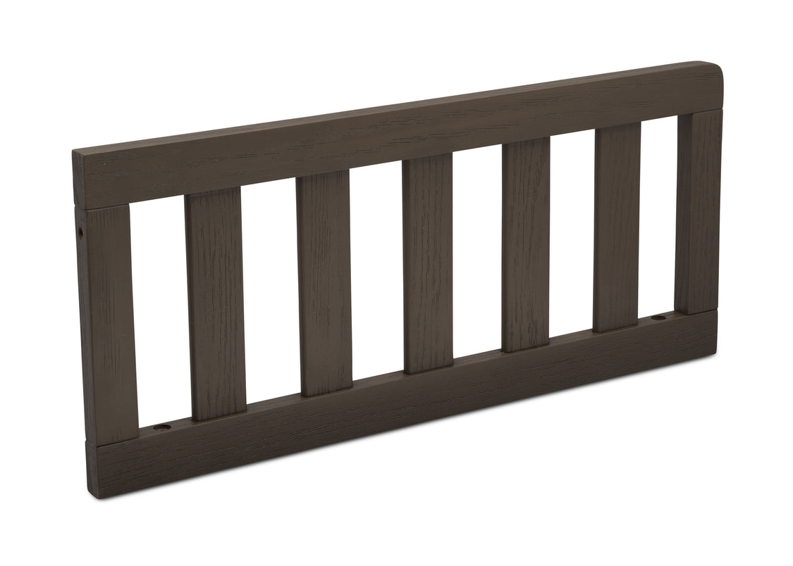 Delta Children Textured Cocoa (1350) Toddler Guardrail W0060 Angled View