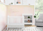 Bianca White (130) 5-Sprout Mini Crib with Mattress