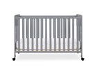 Grey (026) 25-Aria Full Size Portable Folding Crib