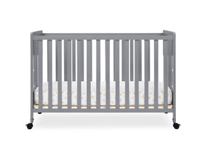 Grey (026) 9-Aria Full Size Portable Folding Crib