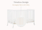 Bianca White (130) 7-Aria Full Size Portable Folding Crib