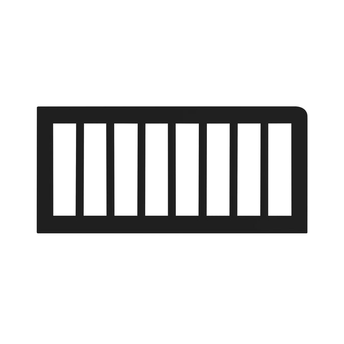 Black and white icon of a crib on a white background 36-Toddler Guardrail (W100725)