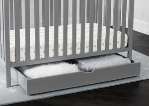 Delta Children Grey (026) Under Crib Roll-Out Storage, Hangtag View 12