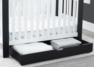 Delta Children Midnight (1360) Under Crib Roll-Out Storage, Hangtag View 21