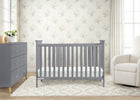 Grey (026) 1-Adley 3-in-1 Convertible Crib