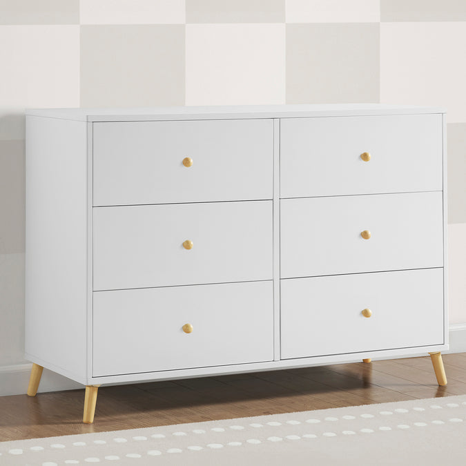 Essex 6 Drawer Dresser with Interlocking Drawers 18-Essex 6 Drawer Dresser with Interlocking Drawers