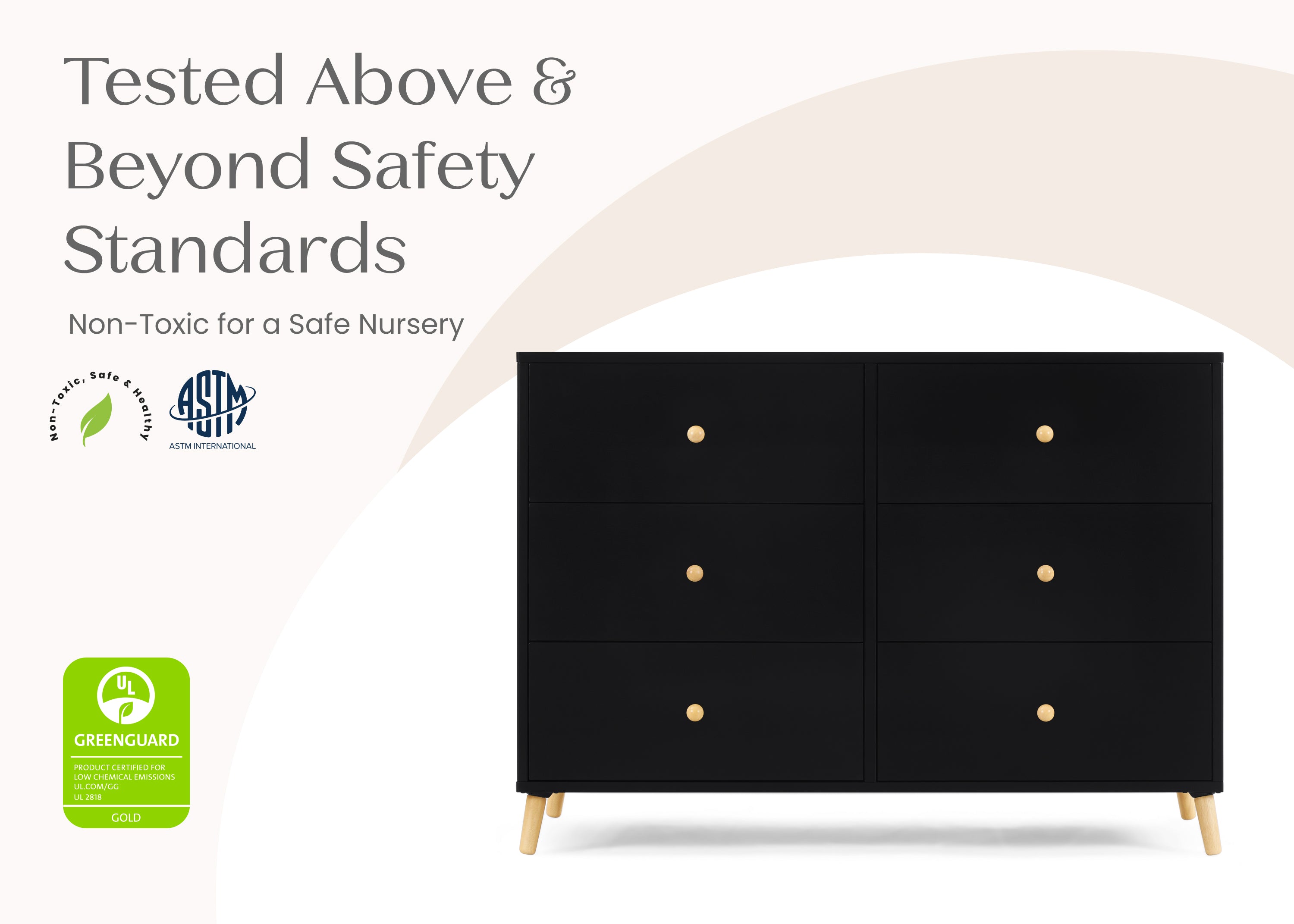 Essex 6 Drawer Dresser with Interlocking Drawers | Delta Children