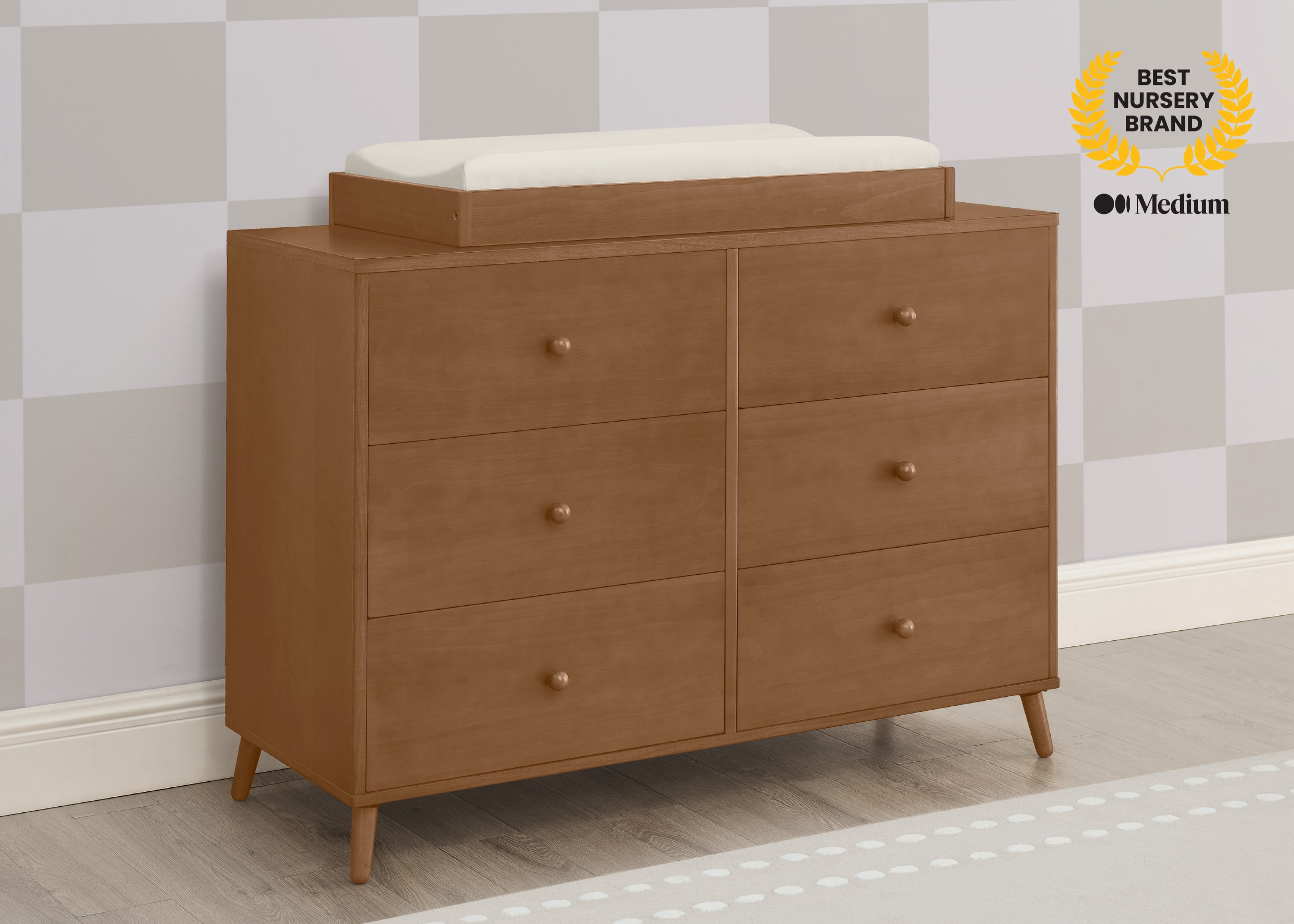 Essex 6 Drawer Dresser with Interlocking Drawers | Delta Children