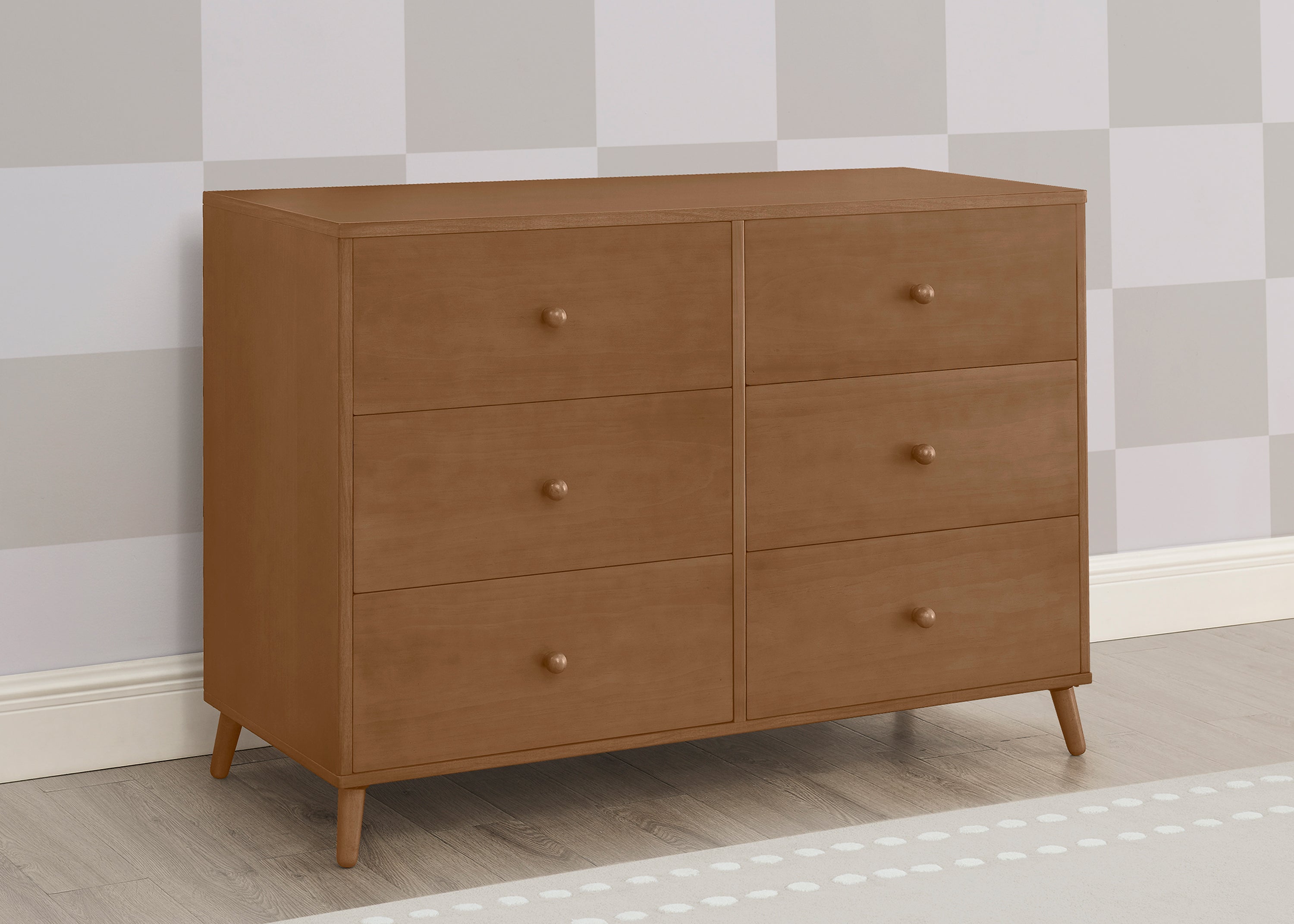 『DELTA』デルタウッドプロダクツ 6段チェスト チェスト RWche21 Essex 6 Drawer Dresser with Interlocking Drawers | Delta Children