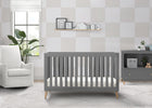 Grey with Natural (1359) 16-Essex 4-in-1 Convertible Crib