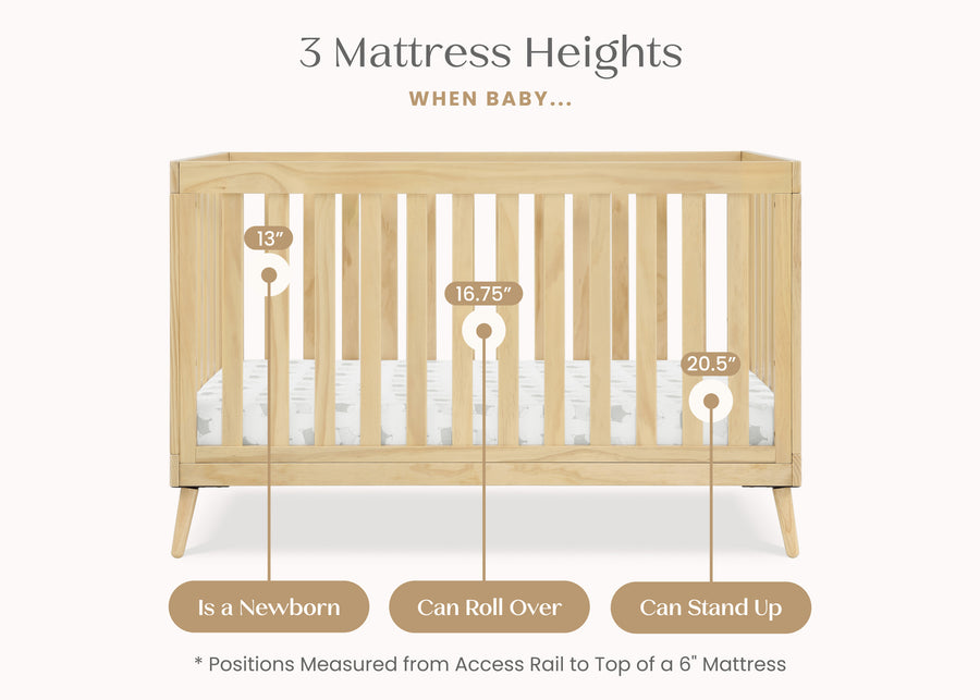 Natural (746) 37-Essex 4-in-1 Convertible Crib