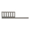 Gray wooden bed frame on a white background 3-Daybed/Toddler Guardrail Kit (W103725)