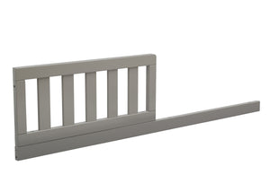 Delta Children Grey (026) Daybed/Toddler Guardrail Kit W103725 Angled View 3
