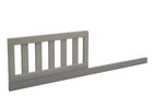 Gray baby crib rail on a white background 4-Daybed/Toddler Guardrail Kit (W103725)