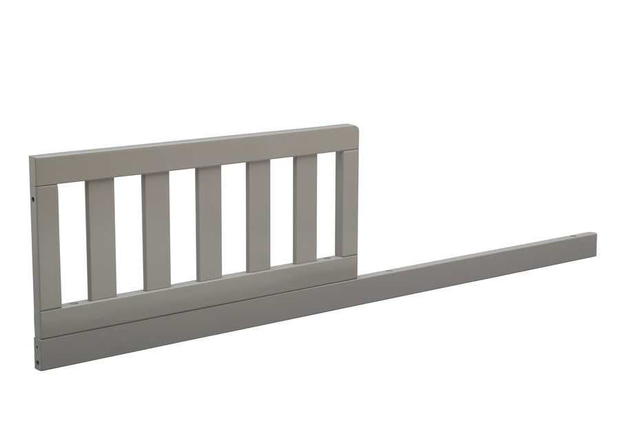 Gray baby crib rail on a white background 4-Daybed/Toddler Guardrail Kit (W103725)