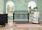 Matte Black (1394) 12-Hayden 5-in-1 Convertible Crib