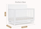 Bianca White (130) 7-Spencer 6-in-1 Convertible Crib