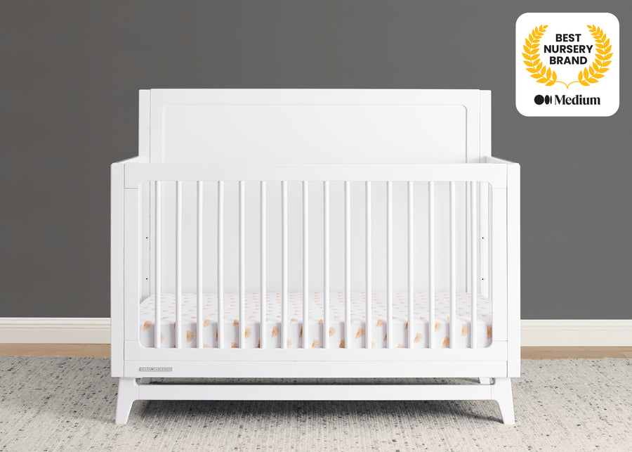 Bianca White (130) 2-Spencer 6-in-1 Convertible Crib