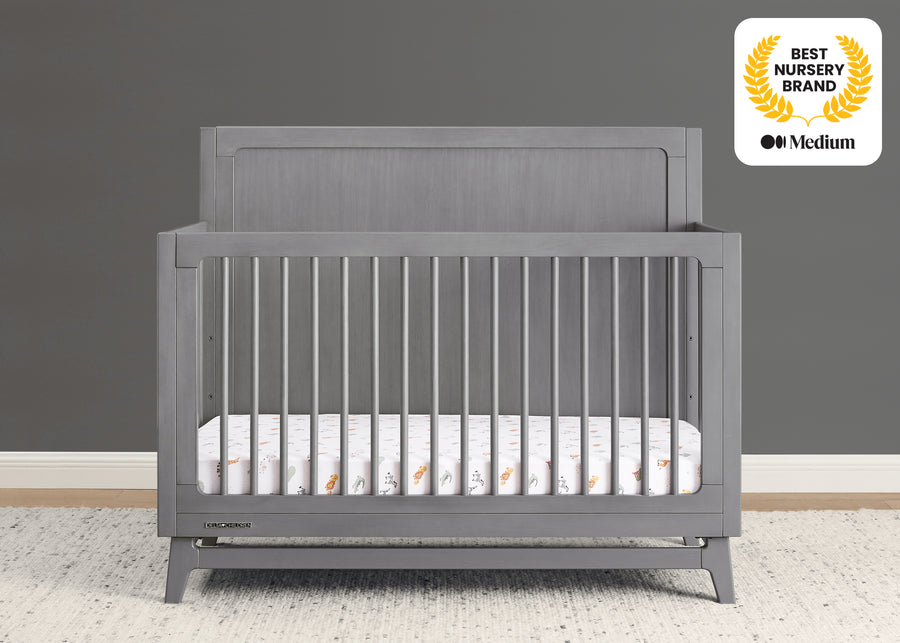 Steel Grey (1446) 24-Spencer 6-in-1 Convertible Crib