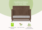 Teak Brown (1526) 47-Spencer 6-in-1 Convertible Crib