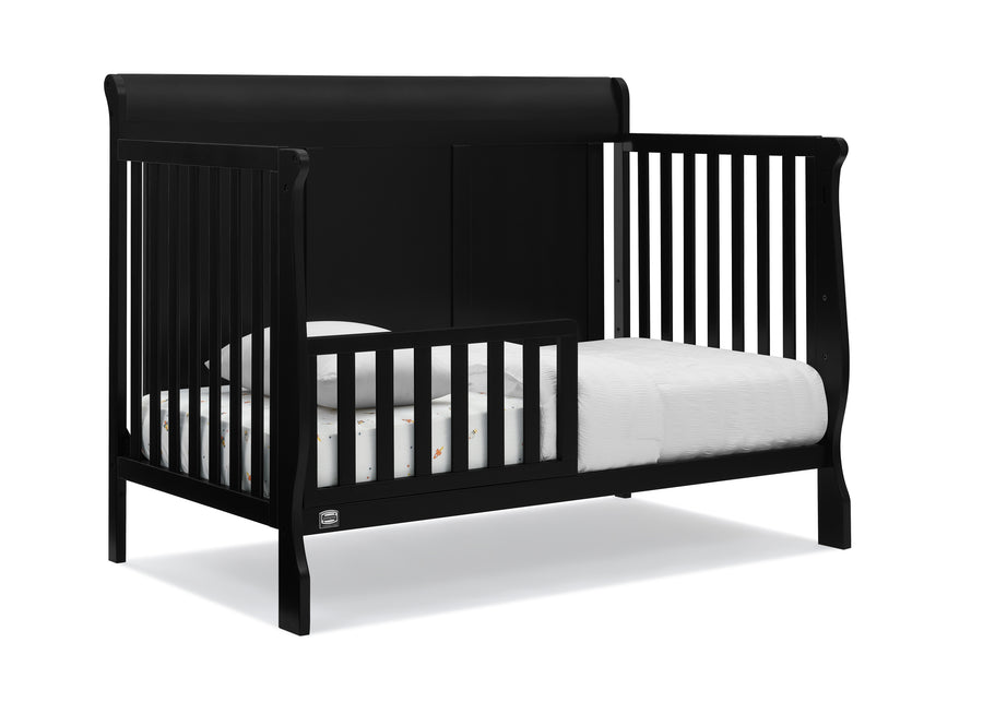 Ebony (0011) 5-Carter 6-in-1 Convertible Crib