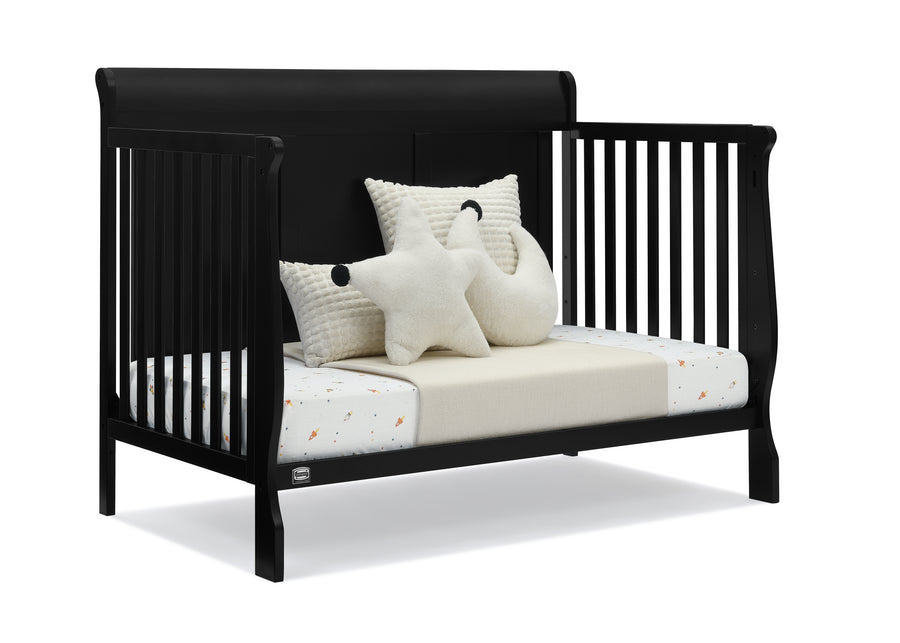 Ebony (0011) 6-Carter 6-in-1 Convertible Crib