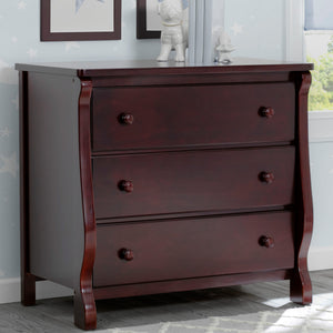 Universal 3 Drawer Dresser with Interlocking Drawers 19