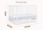 Bianca White (130) 24-Nest 4-in-1 Convertible Crib