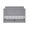 DCB: Grey (026) 18-Logan 6-in-1 Convertible Crib with Underdrawer