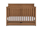 Chestnut (836) 50-Logan 6-in-1 Convertible Crib with Underdrawer
