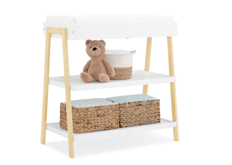 Bianca White with Natural (123) 18-Scout Changing Table