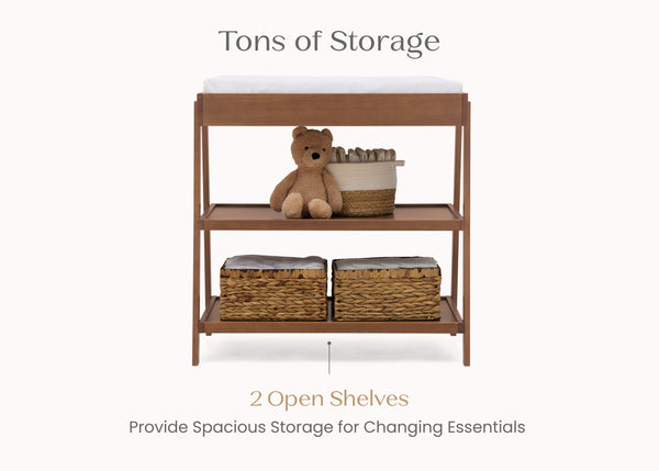 Delta Children Scout Changing Table, Chestnut