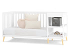 Bianca White with Natural (123) 11-Essex 4-in-1 Convertible Crib and Changer