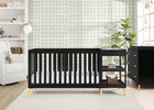 Ebony with Natural (1482) 17-Essex 4-in-1 Convertible Crib and Changer
