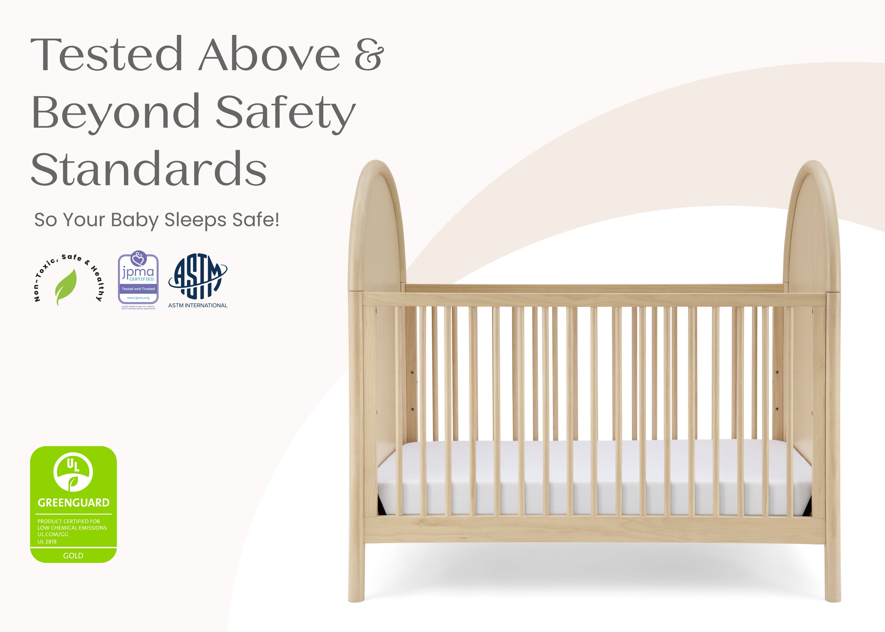 Vivi 4-in-1 Convertible Crib | Delta Children