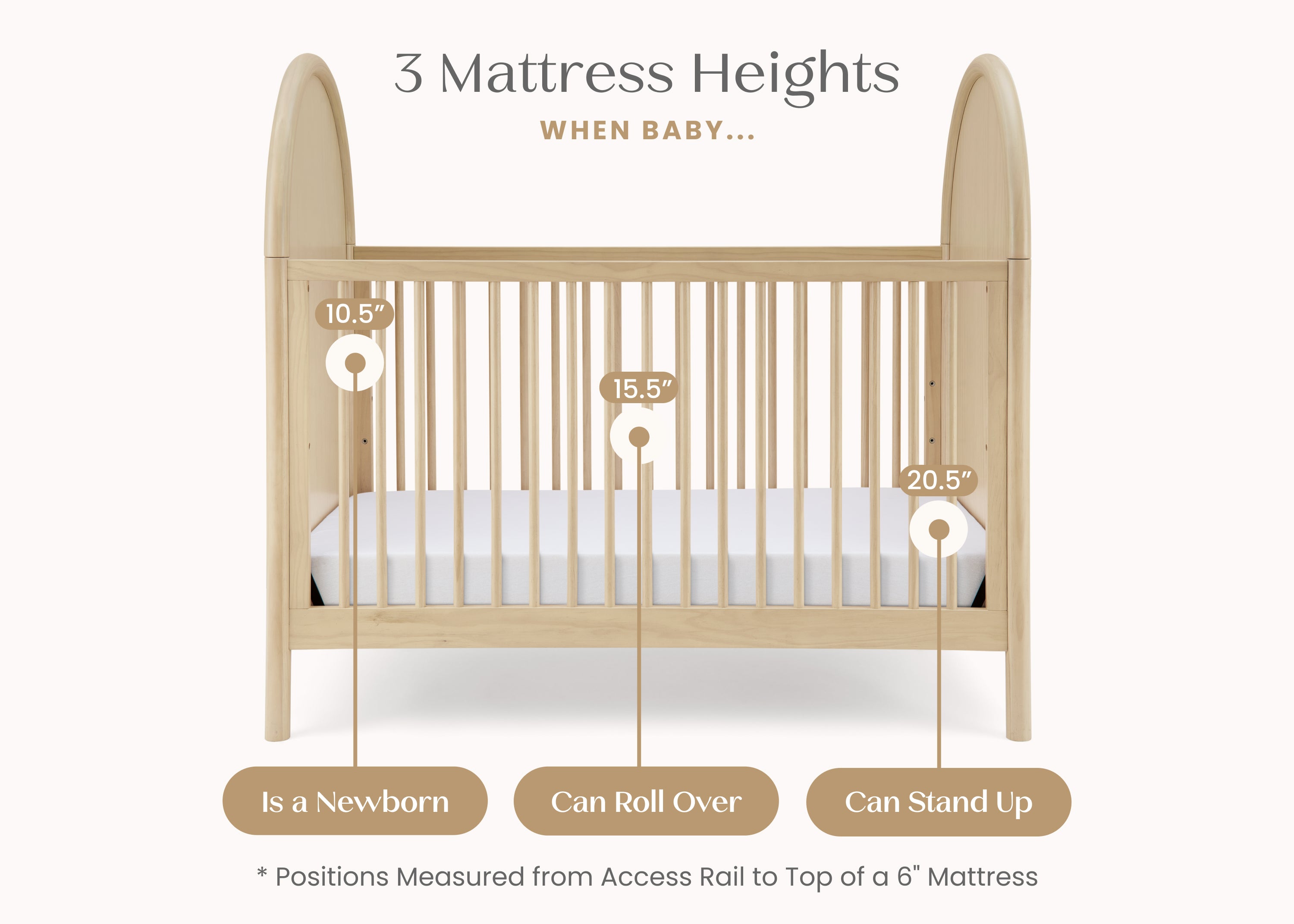 Vivi 4-in-1 Convertible Crib | Delta Children