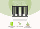 Ebony (0011) 45-Lee Portable Folding Mini Crib with 1.5-Inch Mattress