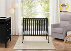 Ebony (0011) 44-Lee Portable Folding Mini Crib with 1.5-Inch Mattress