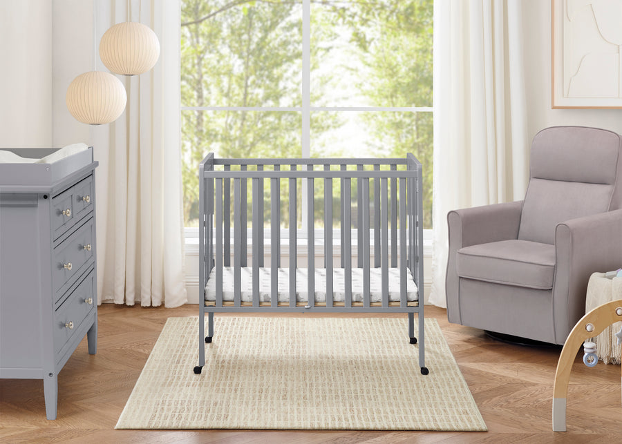 Lee Portable Folding Mini Crib with 1.5-Inch Mattress 35-Lee Portable Folding Mini Crib with 1.5-Inch Mattress