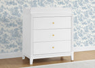 Bianca White (130) 1-Eloise 3 Drawer Dresser with Changing Top and Interlocking Drawers