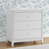 Eloise 3 Drawer Dresser with Changing Top and Interlocking Drawers 38-Eloise 3 Drawer Dresser with Changing Top and Interlocking Drawers