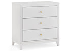 Eloise 3 Drawer Dresser with Changing Top and Interlocking Drawers 33-Eloise 3 Drawer Dresser with Changing Top and Interlocking Drawers