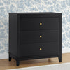 Eloise 3 Drawer Dresser with Changing Top and Interlocking Drawers 46-Eloise 3 Drawer Dresser with Changing Top and Interlocking Drawers