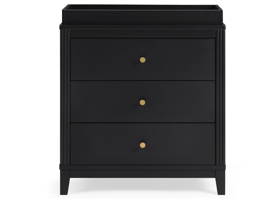 Eloise 3 Drawer Dresser with Changing Top and Interlocking Drawers 49-Eloise 3 Drawer Dresser with Changing Top and Interlocking Drawers