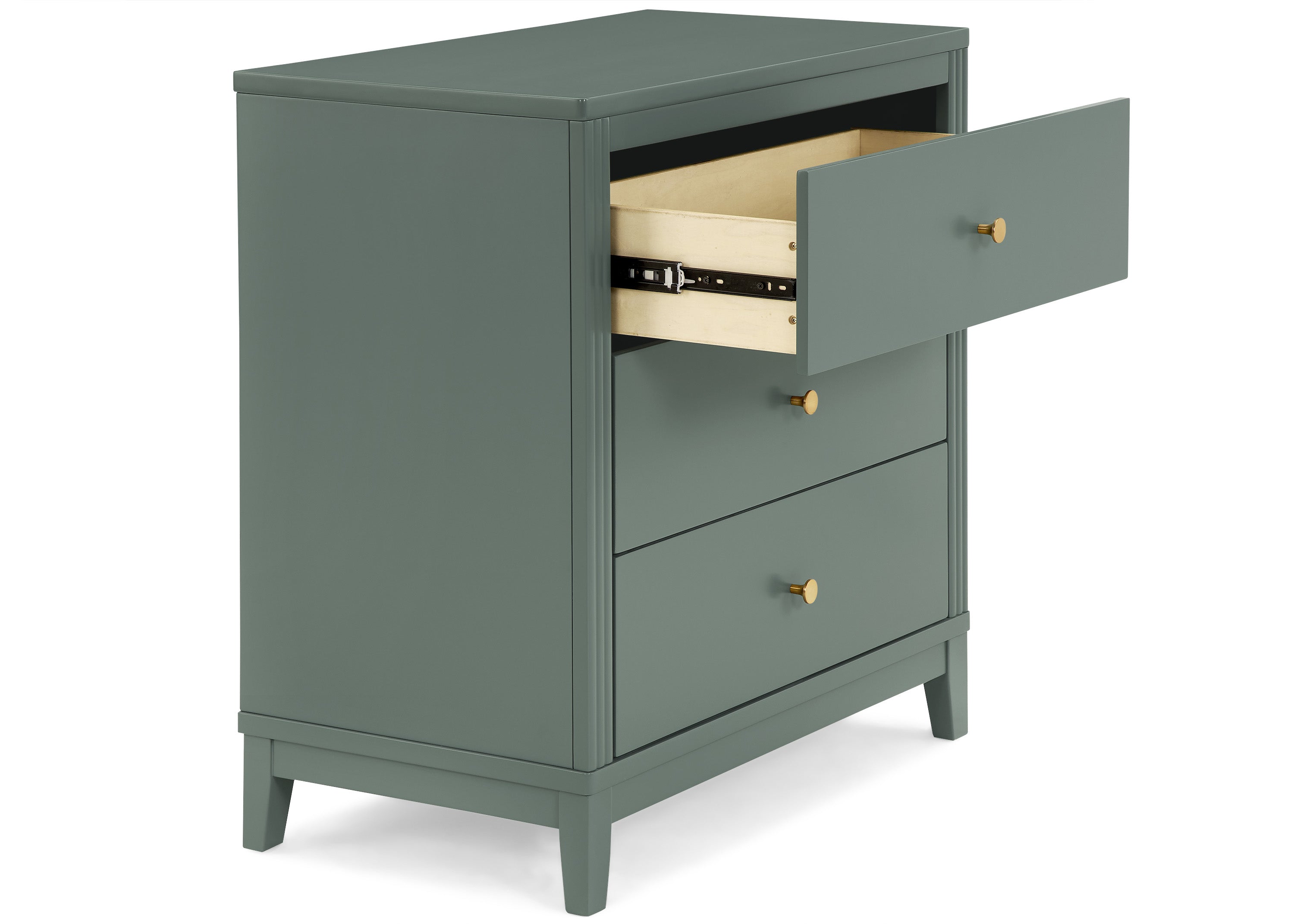 Eloise 3 Drawer Dresser with Changing Top and Interlocking Drawers