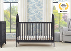 Midnight Grey (1360) 17-Eloise 4-in-1 Convertible Crib