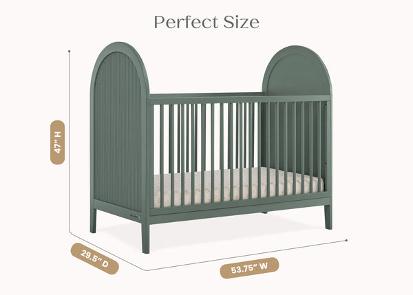 delta children eloise 4-in-1 convertible crib - greenguard gold certified Eloise 4-in-1 Convertible Crib